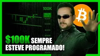 BITCOIN CONFIRMA ALTA APÓS RETESTE PERFEITO! 100K ESTÁ PROGRAMADO NA MATRIX 🕶