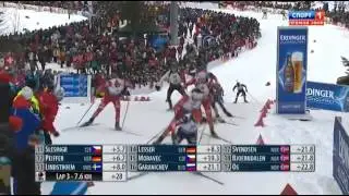 Биатлон 2014 2015  Масс старт Мужчины 18 01 2015  Рупольдинг Германия