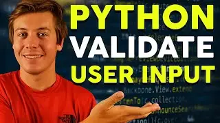Python Input Validation Explained in 20 Minutes