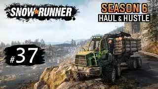 SnowRunner (Season 6: Haul & Hustle) - #37 - Мэн: Низина (западная часть карты) ч.3 | Улучшение