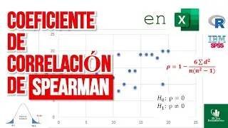 Coeficiente de CORRELACIÓN DE SPEARMAN ✅ en Excel 🔥🔥
