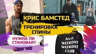 Крис Бамстед. Жизнь бодибилдера в Канаде. Тренировка спины. Мальчишник.
