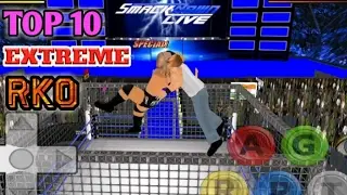 Top 10 Extreme RKO - Randy Orton | WR3D