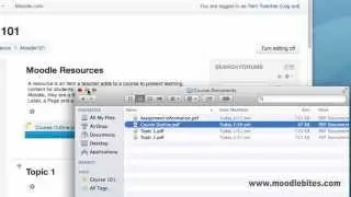 The Moodle File Resource