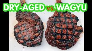 Wagyu vs Dry-Aged Tomahawks on a Weber SmokeFire Pellet Grill