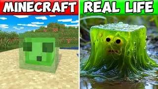Minecraft MOBS in the real world - Incredible realism!