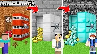 SEKRETNY SKARBIEC OD NOOB DO PRO W MINECRAFT! | Vito vs Bella vs Noob