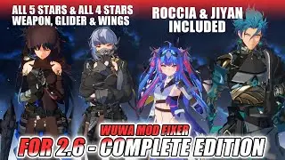 Wuwa Mod Woju Fix🔧For 2.6 (COMPLETE) ALL CHARACTERS, WEAPONS, WINGS & GLIDER - Wuthering Waves