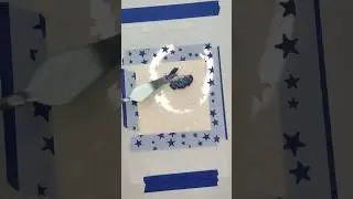 Beginner Crafting - How to stencil with glitter paste. 
