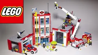 Lego City 60110 Fire Station Speed Build