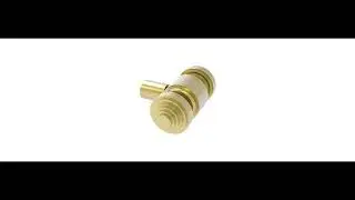 Allied Brass - 1-1/2 Inch Cabinet Knob SB-10-SBR