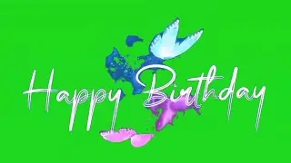 Happy Birthday green screen background ||green screen background status ||whatsapp  green screen