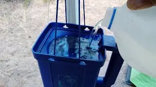 Camp chores:  gathering, filtering water - Always Ants