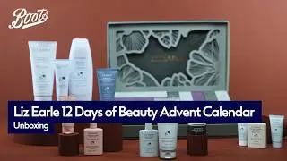 Liz Earle 12 Days of Beauty Advent Calendar 12 Piece Gift Set Unboxing | Christmas | Boots UK