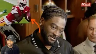 Finally asking Brandon Aiyuk about the DROPPED TD pass from Brock Purdy.... | San Francisco 49ers