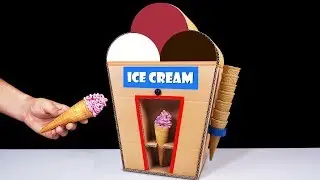 How to Make Amazing Strawberry Ice Cream Machine at Home From Cardboard