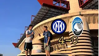 Inter Atalanta 4-0! Interviste + partita! #youtube #inter #viral