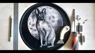 Как точить резец, вырезать кота и ставить петли.
