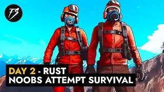Day 2 In This BRUTAL Co-op Survival Game | Rust Gameplay
