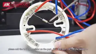 How To Wire The Four Wires Conventional Smoke Detectors (Installation Explanation)