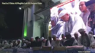 Ramai dan Membeludak.. Haul Ke 3 Tahun Al Maghfur Lah Abah Yai Suhaimi Bin H Ahmad Nahrawi Palas
