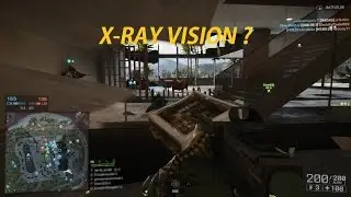 X-Ray Vision ? - Strange Ground and Wall Glitch - Battlefield 4 Ps4 gameplay