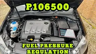 P106500 Fuel Pressure Regulation Control Difference How To Fix Audi Seat Skoda VW