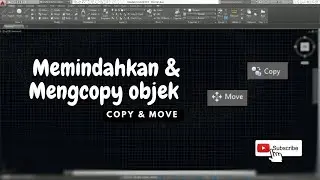 #4  MEMINDAH & MENGCOPY OBJEK PADA AUTOCAD