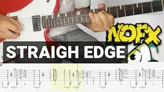 Straight Edge NOFX Guitar Tab Cover Lesson Tutorial