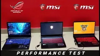 Asus TUF (GTX 1650) vs MSI GF65 (GTX 1660 Ti) vs MSI GF63 (GTX 1650 MaxQ)- Performance test