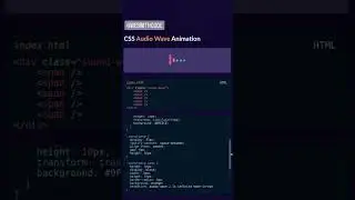 audio wave animation in css 