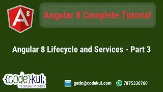 Angular 8 - Lifecycle and Services
