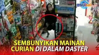 Viral Emak emak Curi Mainan di Toko, Disembunyikan di Dalam Daster Terekam CCTV