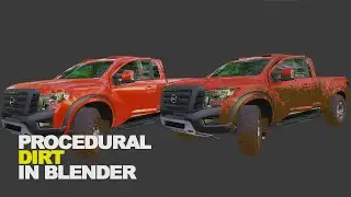 adding procedural dirt on objects in blender
