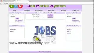 Job Portal Project in ASP.Net C#