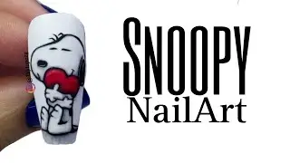 Snoopy ❤️ especial San Valentín ❤️ #nailart / Designails Tay