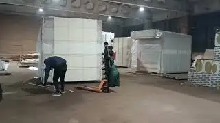 Торговый ряд 3.7х12.5 метров, пятимодульный - киоски и павильоны - для доставки в Обнинск - АМ-Линия
