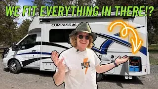 We installed 990ah AND 1000W of Lithium Batteries and Solar on this Thor Compass 23TW motorhome!!!