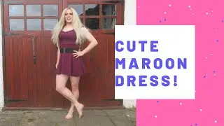 Young BLONDE Crossdreser in CUTE DRESS!
