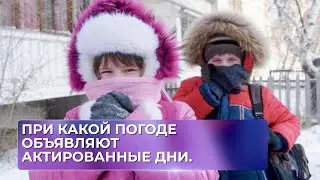 При какой погоде объявляют актированные дни.
