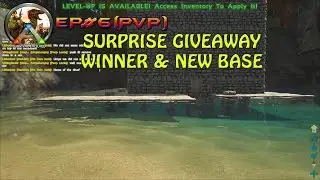 ARK SURVIVAL EVOLVED ★ EP#6 LETS PLAY -  SURPRISE GIVEAWAY WINNER & NEW BASE!!