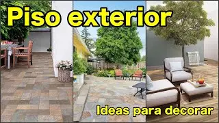 Piso exterior para patios