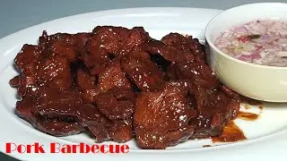 Pork BBQ Cooked in A Pan