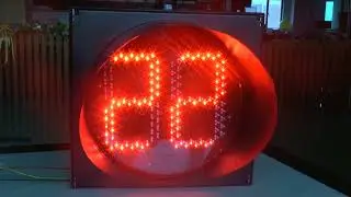400mm countdown timer traffic light