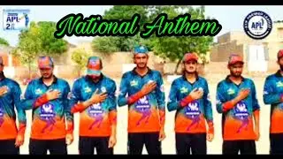 During National Anthem in Todays Match between 89 Lions and Hasilpur Falcons #Cricket