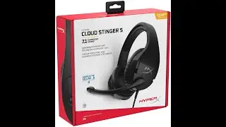 HYPERX CLOUD STINGER S 7.1 BLACK GAMING HEADSET