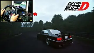 Touge drifting in rain with a street toyota chaser - Logitech G29 Assetto Corsa