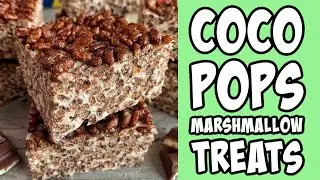 Coco Pops Marshmallow Treats! recipe tutorial 