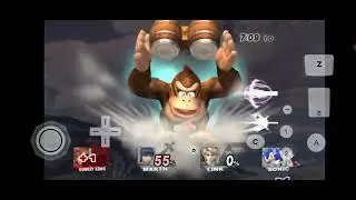 SSBB Hacks: Giant Donkey Kong vs. Marth vs. Link vs. Sonic