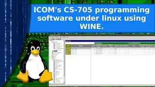Ham Radio and Linux - Running ICOM's programming software under linux using WINE.